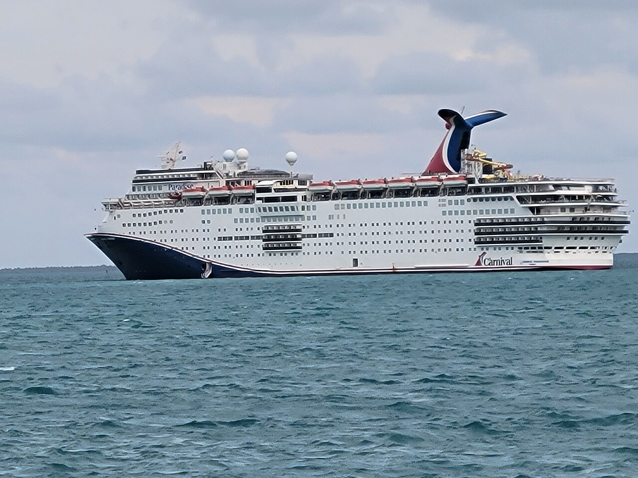 Carnival Paradise, photographed in 2026