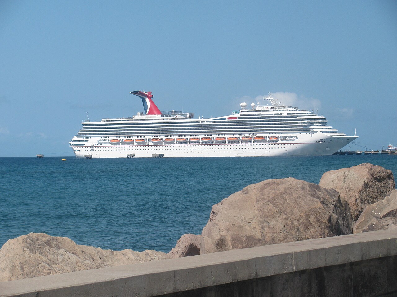 Carnival Valor, photographed in 2014