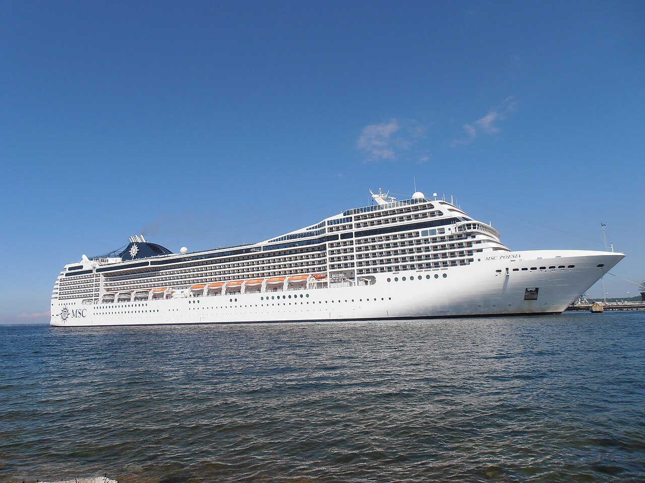 MSC Poesia, photographed in 2012