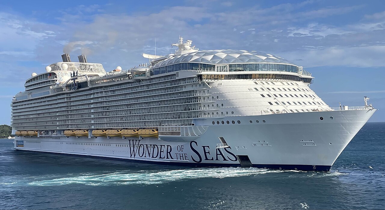 Wonder of the Seas, photographed in 2025